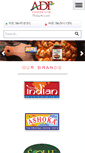 Mobile Screenshot of adf-foods.com